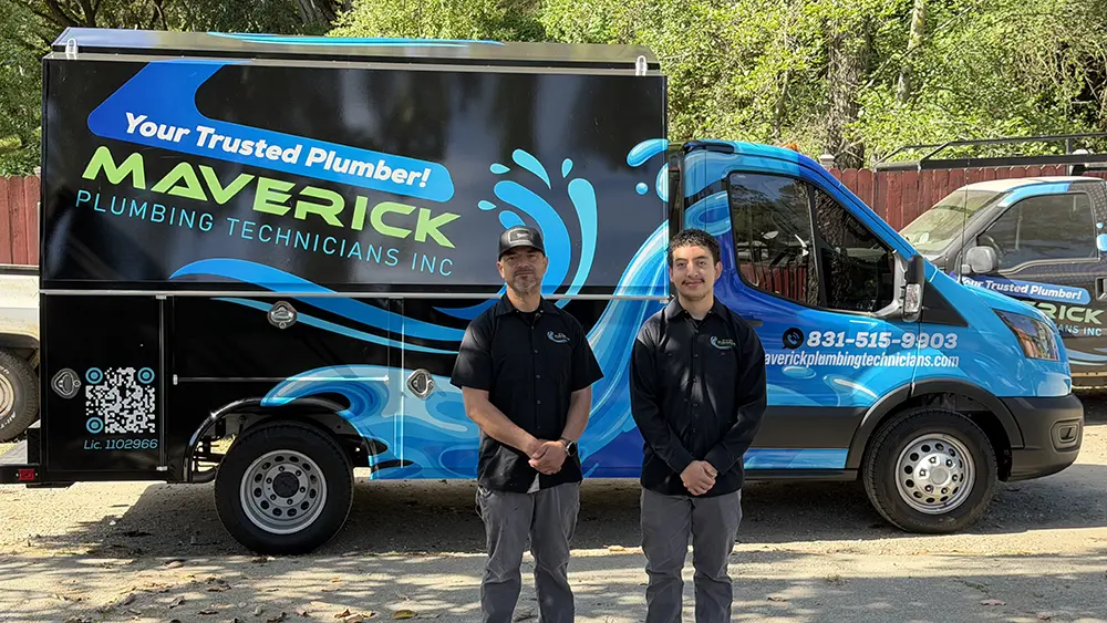 The Maverick Plumbing Technicians team, a licensed plumbing contractor based in Watsonville, CA