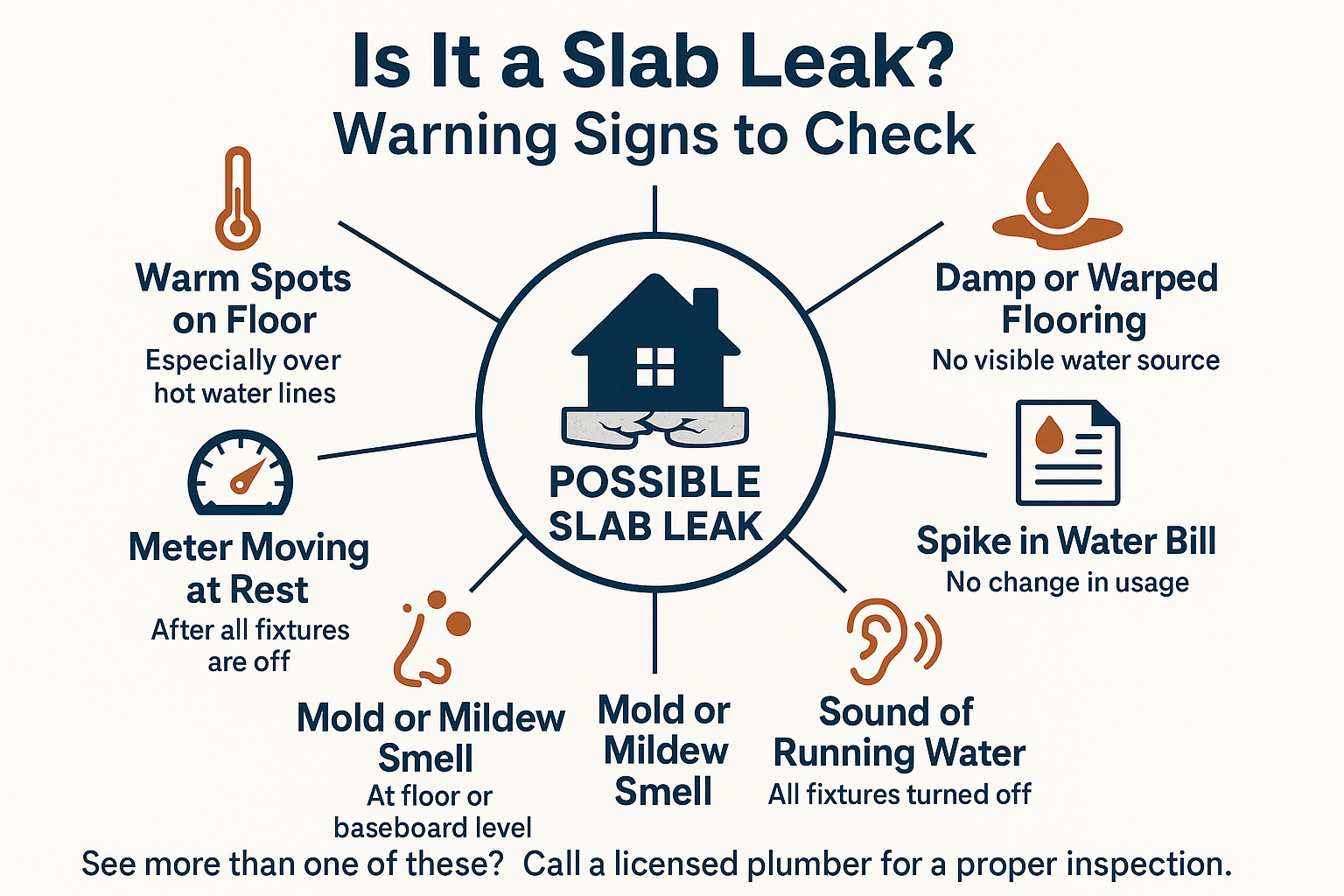 How Do You Know If the Leak Is Under Your Foundation?