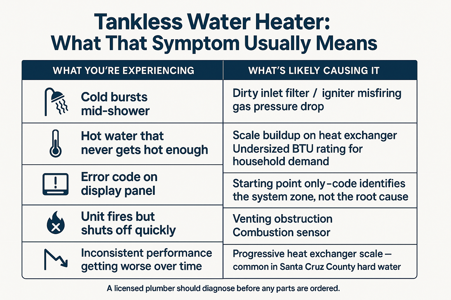 Tankless Water Heater Problems That Aren't What They Look Like